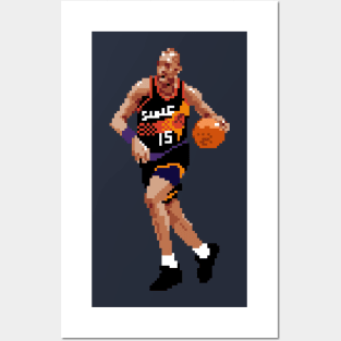 Danny Manning Suns Pixel Dribble Posters and Art